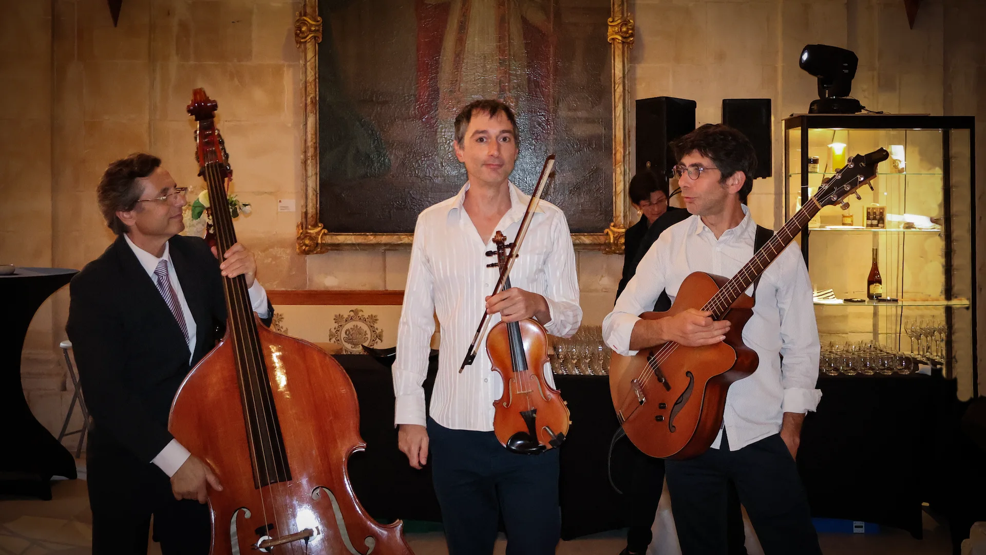 Bulles de Swing en trio à l'Abbaye aux dames de Caen