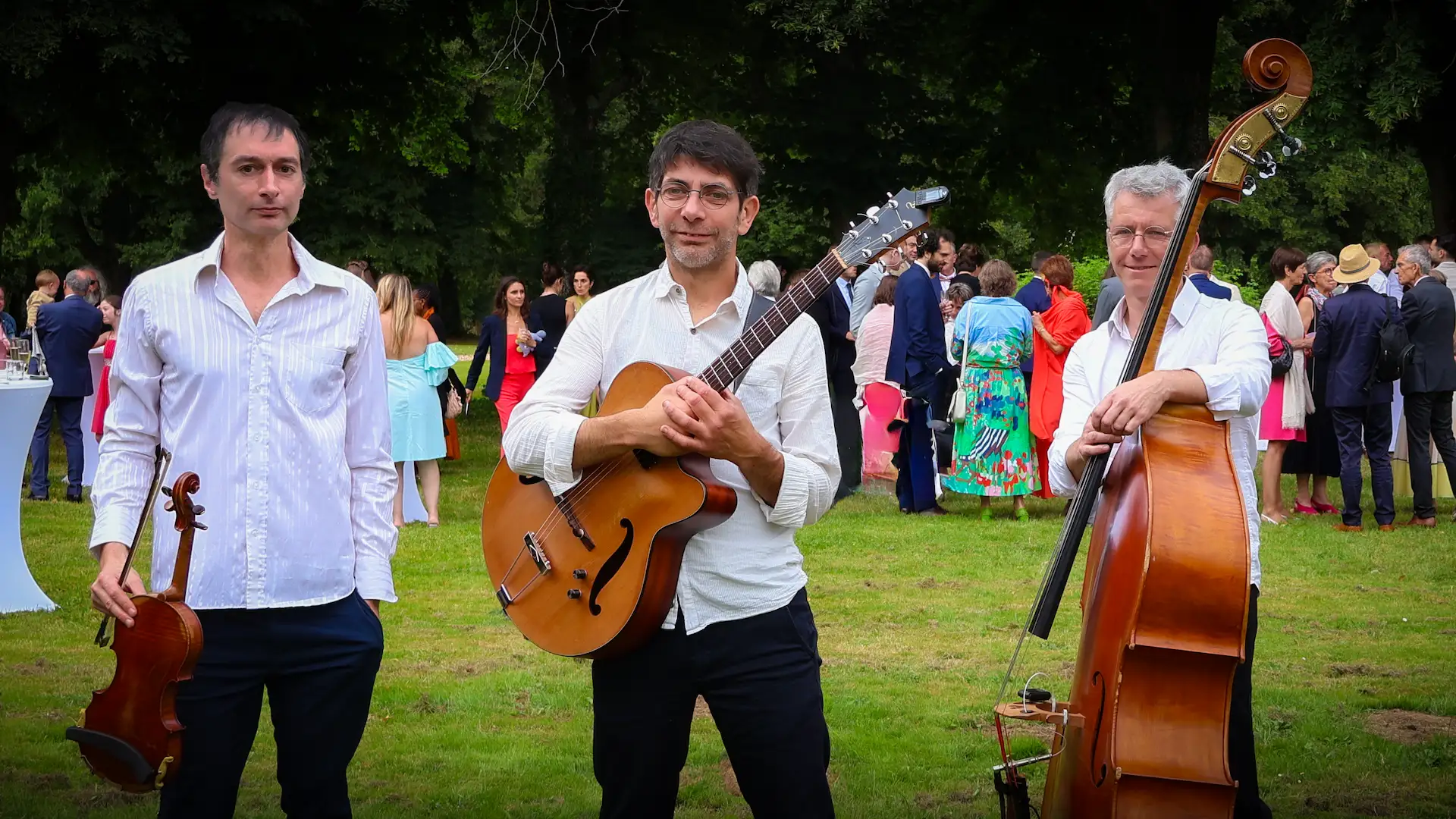 Trio Bulles de Swing au château de la Chapelle, Neuve-Lyre