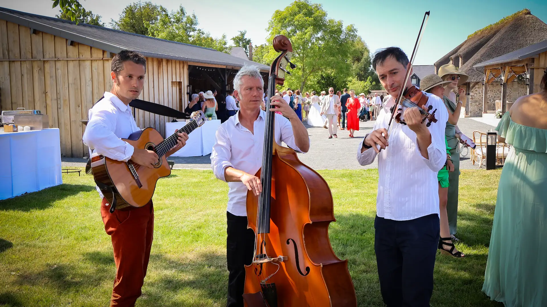 Bulles de Swing en trio au Domaine le Val la Reine